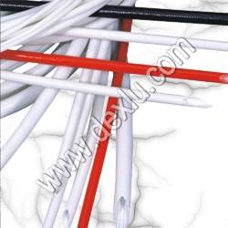 Manga de Fibra de Vidro com Borracha de Silicone (fibra de vidro no interior e borracha no exterior)
