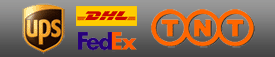 Serviço Global Expresso da UPS, DHL, FedEx e TNT